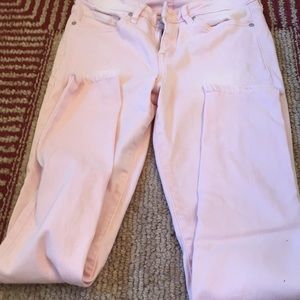 Light pink jeans